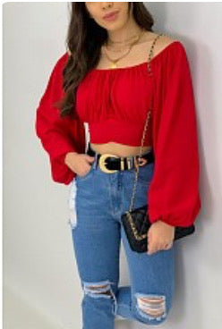 Cross bottom Crop Top