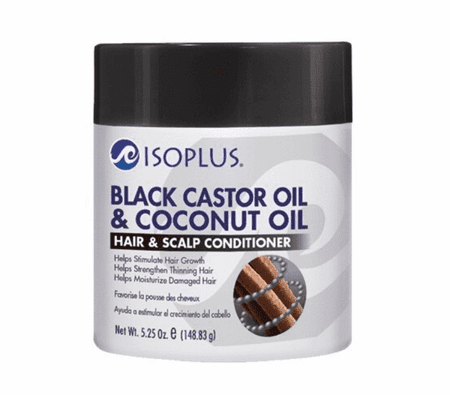 Isoplus Black Castor Oil Hair & Scalp Conditioner 5.25 oz.